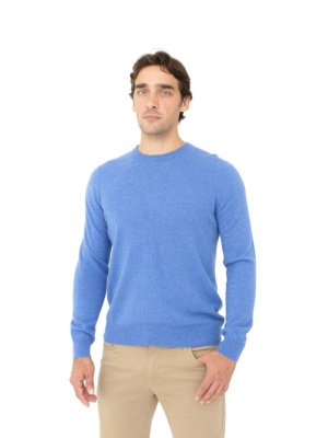 Джемпер из кашемира мужской KM040800-E синий