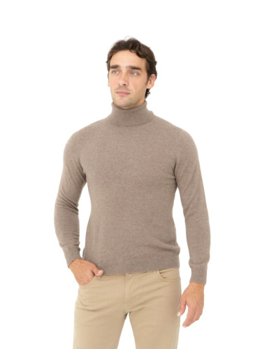 Водолазка из кашемира мужская KM050304-E капучино