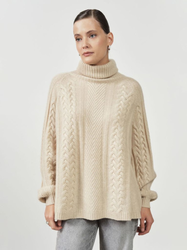 Свитер женский из кашемира 5056 бежевый