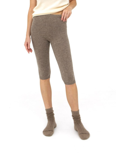 Шорты из шерсти серо-коричневые (бриджи)