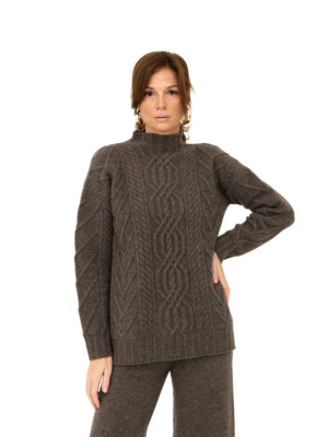 Джемпер из пуха яка 5016 меланж