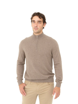 Джемпер из кашемира мужской KM010005-E капучино