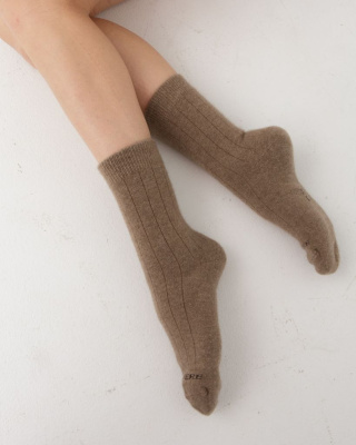Носки из Монгольского кашемира капучино