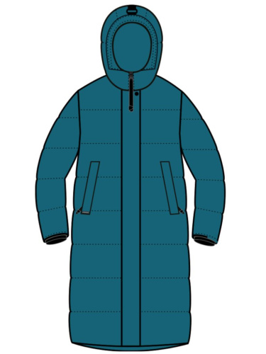 Пальто женское пуховое BASK