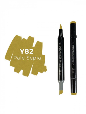 Маркер двухсторонний на спиртовой основе Sketchmarker Brush Цвет Тусклая сепия