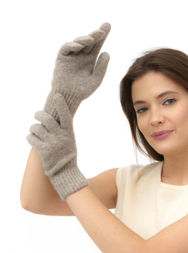 Перчатки из пуха яка 31100 серые