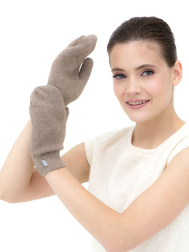 Варежки из кашемира 30117 капучино