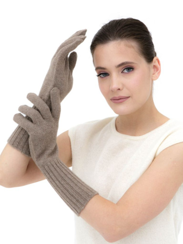 Перчатки из кашемира 31015 капучино