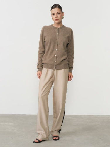 Кардиган из кашемира KW021011-E капучино 57