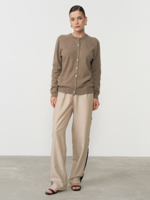 Кардиган из кашемира KW021011-E капучино 57