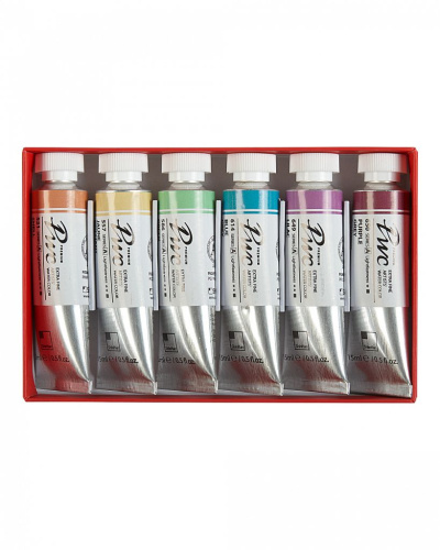 Набор акварели ShinHanart PWC Tint A 6 цв. по 15 мл в картонной упаковке