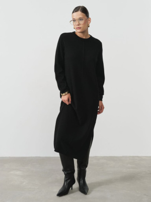 Платье из пуха яка 13210 черное