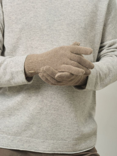 Перчатки из кашемира KW190442-F капучино