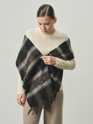 Шарф из кашемира 12047 черный