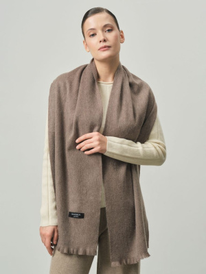 Шарф из кашемира 12048 какао