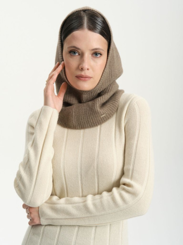 Балаклава из кашемира 04255 капучино