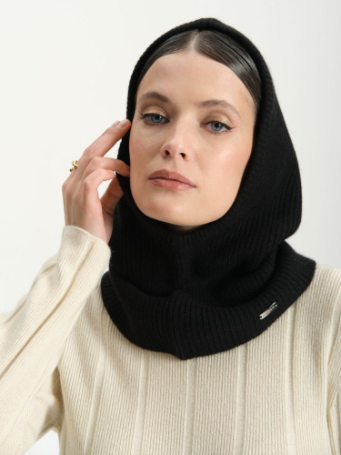Балаклава из кашемира 04255 черный
