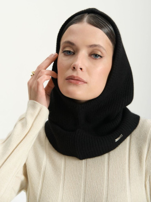 Балаклава из кашемира 04255 черный