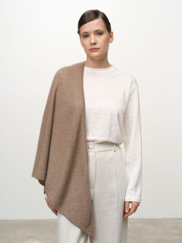 Косынка из кашемира 09085 капучино