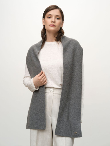 Шарф из кашемира 03034 серый