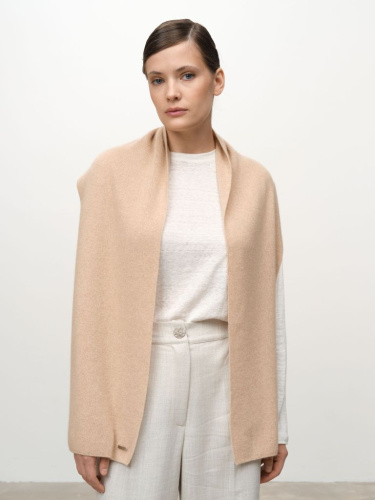 Шарф из кашемира 03135 бежевый