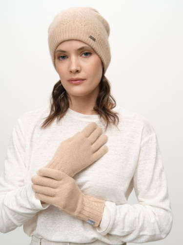 Перчатки из кашемира 31126 бежевые