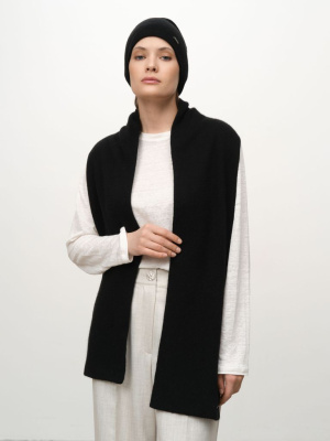 Шарф из кашемира 03034 черный