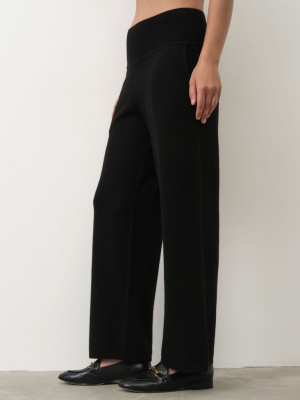 Брюки из пуха яка 05122 черные