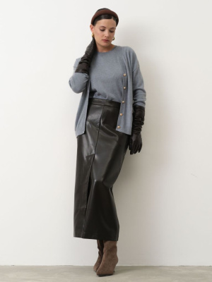 Кардиган из кашемира 08423 океан