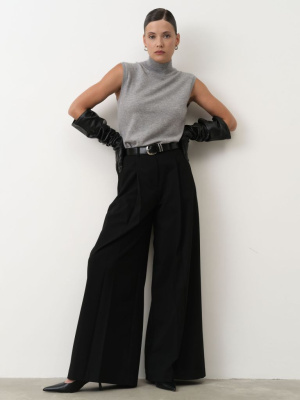 Джемпер из кашемира 06060 серо-голубой