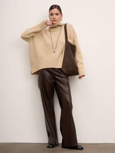 Свитер из кашемира женский 03-25-201-0C бежевый