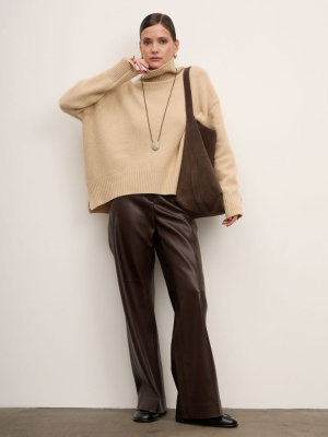 Свитер из кашемира женский 03-25-201-0C бежевый