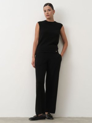 Джемпер кашемировый 06052 черный