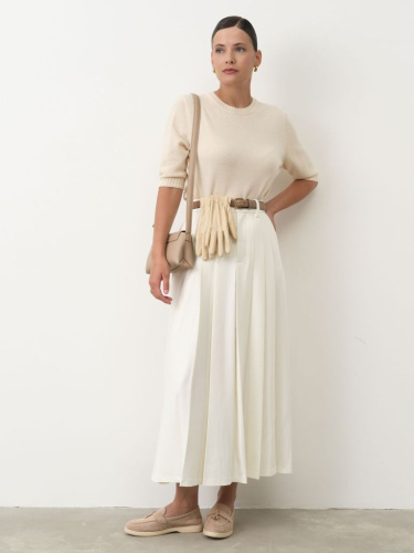 Джемпер из кашемира 17087 кремовый