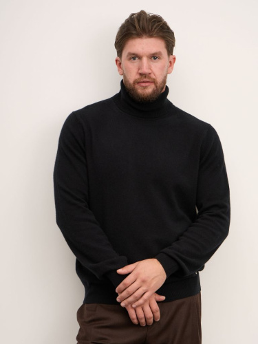 Водолазка из кашемира мужская 12065 черная