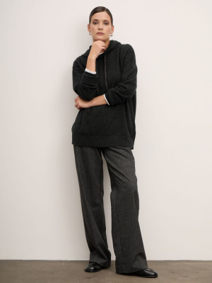 Джемпер из кашемира женский 01294 графит