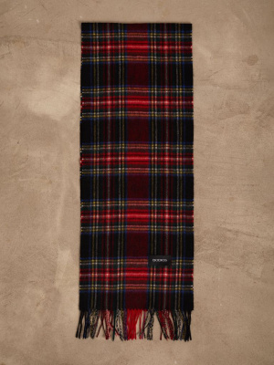 Шарф из кашемира 12218n красный