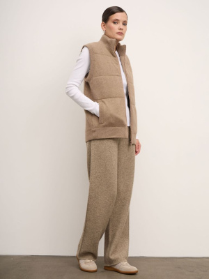 Жилет из кашемира 16138 капучино