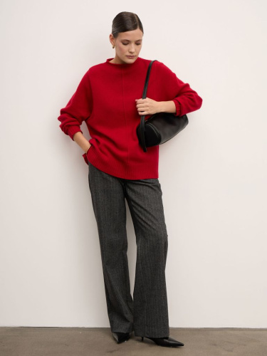 Джемпер из кашемира женский 08-24-201-0C малиновый