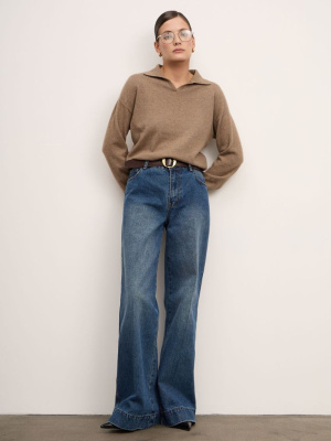 Джемпер из кашемира женский 11023 капучино