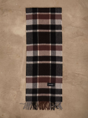 Шарф из кашемира 12218n черный