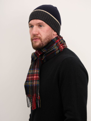 Шапка из кашемира 15-22-601-0C темно-синяя