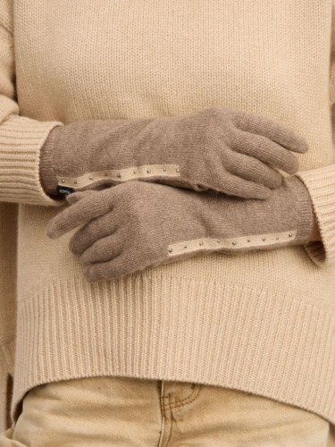 Перчатки из кашемира 18-18-004-0C капучино