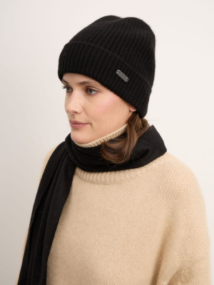 Шапка из кашемира 15-19-500-0C черная