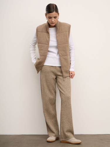 Брюки из пуха яка женские 05117 серые