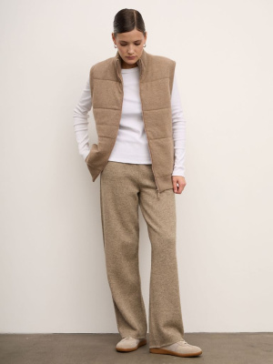 Брюки из пуха яка женские 05117 серые