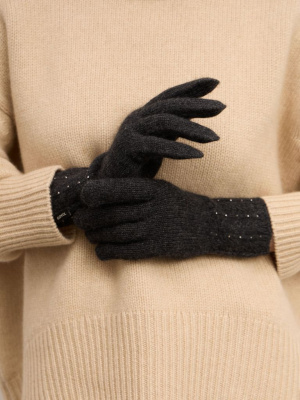 Перчатки из кашемира 18-23-201-0C антрацит