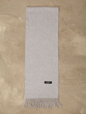 Шарф из кашемира 12219n серо-голубой