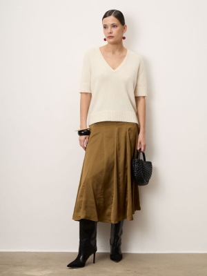 Джемпер женский из кашемира 3060 кремовый