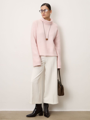 Свитер женский из кашемира 5051 розовый